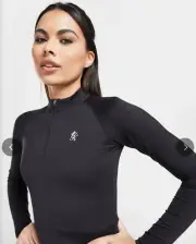 Gym King Women’s Core Crop 1/4 Zip Top - Size 16 BNWT