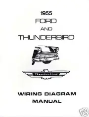 1955 FORD THUNDERBIRD WIRING DIAGRAM MANUAL
