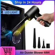Cordless Air Duster Blower Multi-Use Portable Compressed Air Cans Electric Air D
