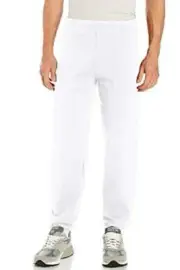Russell Athletic Dri-Power Closed Bottom Sweatpants - Adult 3XL - White