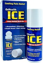 OzHealth ICE Pain Relief Roll-on | Fast-Acting, Cooling Relief for Arthritis, Back & Knee Pain