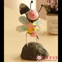 在飛比找松果購物優惠-創意鐵皮娃娃擺件可愛小蜜蜂擺件 (10折)