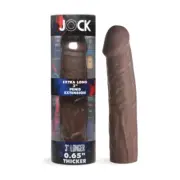 JOCK Extra Long 3" Penis Extension Sleeve - Dark Introducing the JOCK Extra Long