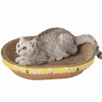 在飛比找momo購物網優惠-特製大號貓床 貓夢思名床 貓窩 貓抓板(買二送一 加大加厚 