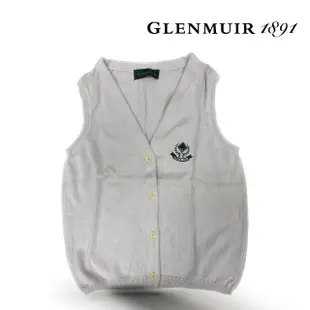 【Glenmuir】粉紅開襟背心(針織衫 毛衣 背心 線衫)