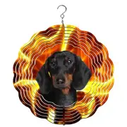 Dachshund Wind Spinner, yard decoration, dog wind spinner