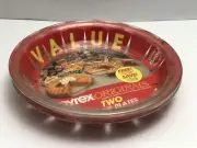 Pack Of 2 New Vintage Pyrex #209 Clear Glass Pie Plate Baking Dish Pan 9 inch