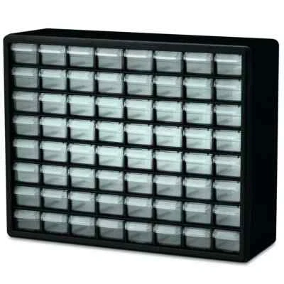 Storage Organizer Cabinet Plastic Parts Hardware Container Toy Bin 64-Drawer