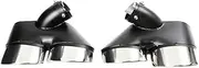 1 Pair Black Muffler Tip Car Accessories Parts Compatible For Benz W211 E240 E260 E280 Car Rear Diffuser End Tip Exhaust System