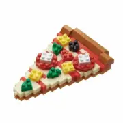 Nanoblock Pizza NBC_244 micro building block kit 160 pieces construction set