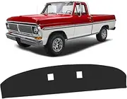 FIILINES Dash Cover Compatible with Ford F100 F250 F350 Pickup 1967-1972 Dashboard Mat Passport Accessories Dash Cover Sunshade Nonslip Mesh Protector No Glare