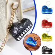 Portable Musical Instrument Toy Piano Keychain Mini Keyboard Keychai< S2X7