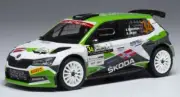 IXO 1:43 Scale Skoda Fabia R5 Evo #34 WRC Rallye Monza 2020 A.Mikkelsen