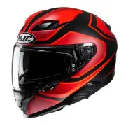 F71 Idle Black Red Full Face Helmet