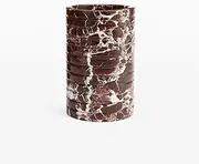 Marble Wine Chiller Bucket, 750ml Wine & Champagne Cooler, Kitchen Ware Storage,Vase,for Party, Kitchen, Bar Cart Decor to Chill & Keep Bottles Cold with Unique Wine (purple marble)