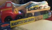 NEW Melissa & Doug Magnetic Car Loader Wooden Toy 9390 SEALED GREAT GIFT