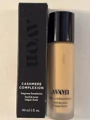 AVON cashmere complexion longwear foundation liquid - Marshmallow