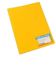 Bantex Display Book Fixed A4 Polypropylene Cover Banana 20 Pockets [Item No. 100851878]