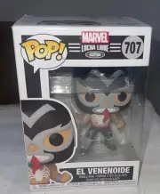 Funko Pop #707 El Venenoide Marvel Venom New Lucha Libre Vinyl Figure