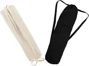 Yardenfun 2pcs Yoga Mat Carrying Strap with Adjustable Sling Storage Bag for Multiple Mats and Accessories Waterproof and Dustproof for Gym Pilates Outdoor