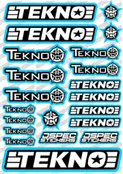TEKNO RC BUGGY STICKER CAR DECAL BODY CUSTOM NITRO EP DRIFT REMOTE MODEL JSPEC