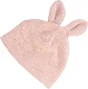 [BESTYASH] Rabbit Ears Beanie Fashion Hat Wool Knitted Hat Women Hat Warm Animal Hats Frog Wool Hat Wool Lady Hat Funny Lovely Hat Girl Hat Black Chenille Fabric