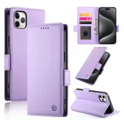 Wallet Case for IPhone 11 Pro Max,Slim Protective Shockproof Case With Card Holder,Premium PU Leather Kickstand-Purple