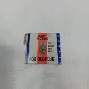 FOX MODEL AIRPLANE BOAT CAR ENGINE GLOW PLUG RADIO CONTROL R/C LONG 2 VOLTS