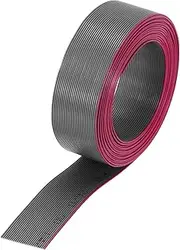 uxcell 30AWG IDC Wire Flat Ribbon Cable 2m/6.6ft Length 0.635mm Pitch 26 Pin Gray for JTAG/ISP Connecting