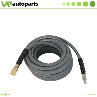 50ft Pressure Washer Hose 4000 PSI Gray With Couplers 3/8" Wholesale