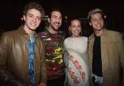 Justin Timberlake Joey Fatone Piper Perabo and Lance Bass Music Old Photo