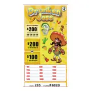 NEW pull tickets Drunk Jose - Seal Cards, Holder Tabs
