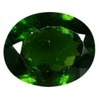 4.56 ct Oval Cut (12 x 10 mm) Unheated / Untreated Green Chrome Diopside