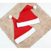 100pcs 100x Santa Hat Christmas Party Adult Caps Red And White Costume Xmas Cap Gift