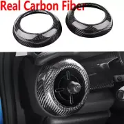 For 2022 2023 Mini Cooper F55 F56 F57 Real Carbon Fiber Air Vent Outlet Cover (for: Mini)