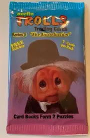 Norfin Trolls Trading Card Factory Sealed Series 1 Pack,Unopened (B2)