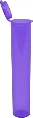 (600) Pre-Roll Tubes - Purple 98mm King Size Herbs Storage Meds Spices #PRT98PU