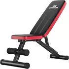 Basic Weight Bench for Home Gym, Foldable Workout Bench with 8 Backrests, 660...