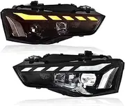 Car Styling Headlight Compatible for AUDI A4 LED Headlights A4L B8.5 Head Lamp Car Styling DRL Signal Projector Lens Automotive 2013-2016(For Original Halogen)