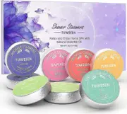Unbrand Shower Steamers Aromatherapy, Spa Kit, 8 Pcs Shower Steamers For Women, Shower Bombs With Essential Oils-self Care & Relaxation Birthday Gi...