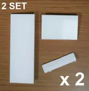 2Pack WHITE Replacement Door Slot Cover Lid Set for Nintendo Wii Console System