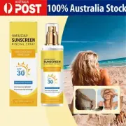 Sunscreen Spary For Hair And Scalp Spray Color Fading Dry Non Greasy 100ml