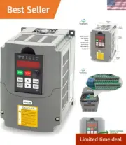 Variable Frequency Drive 2.2kW AC Motor Speed Control 220V Input 10A Function