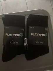 Kids X2 Pack Of 3 Platypus Crew Socks Size 9-12