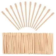 500 Pieces Wax Sticks for Hair Removal, Small Wax Spatulas Applicator Wood Cr...