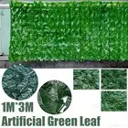 3x1 Artificial Ivy Leaf Plant Wall Hedge Fence Screen Hedging Roll Privacy Cover