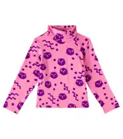 [Mini Rodini] Mini Rodini Squiggly Cats cotton-blend sweatshirt Y 4/5 pink