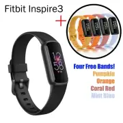 Fitbit Inspire 3 Activity Tracker with 4 PACK Adjustable Replacement Straps
