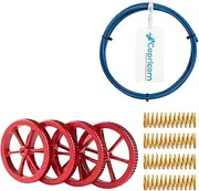 Upgraded Creality Hand Twist Leveling Nuts, 1M Capricorn XS Bowden Tubing, Tube Cutter, Hot Bed Die Springs for Ender 3/3 Pro, Ender 5/5 Plus, CR-10, CR10S/10S Pro, CR 20 3D Printer
