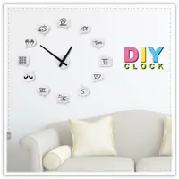 在飛比找樂天市場購物網優惠-塗鴉DIY鐘 趣味DIY掛鐘 塗鴉時尚掛鐘 創意壁貼 時鐘 